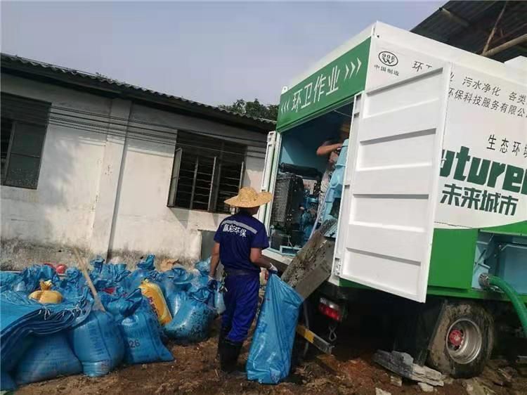 乌拉特前工业污泥压干处理